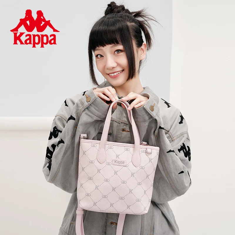 New Kappa Fashion Sling Shoulder Bag Trend PU Leather  Handbags Solid Color Leisure Stylish Crossbody Bags For Women Girls