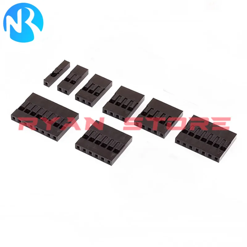 310PCS 2.54MM Dupont Wire Jumper Pin Header Connector Housing Kit Male Crimp Pins+Female Pin Connector Terminal Pitch With Box