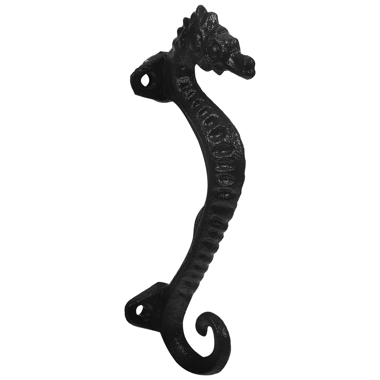 Drawer Door Cast Iron Seahorse Handle Small Test Tube Tank Pool Cabinet Handles