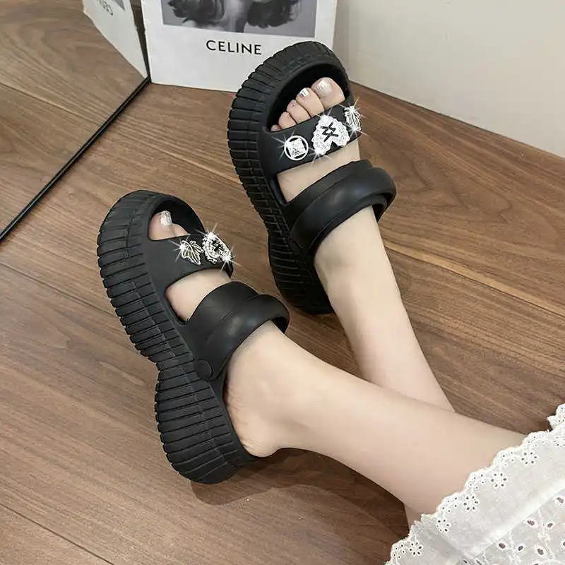 أحذية رياضية نسائية فاخرة مقاومة للانزلاق بشريط بدون كعب للتدريب مقاس 33 أحذية رياضية سلة ترويجية لهدايا Vip Link #2