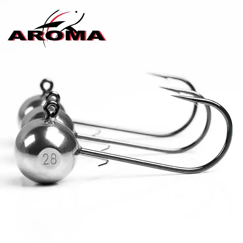 Tungsten Jig Head Jig Hooks 1.8g2g2.7g3.5g5.3g7g Ice Fishing Hook Raft Fishing Jig Head Hooks High Density Quick Sinking