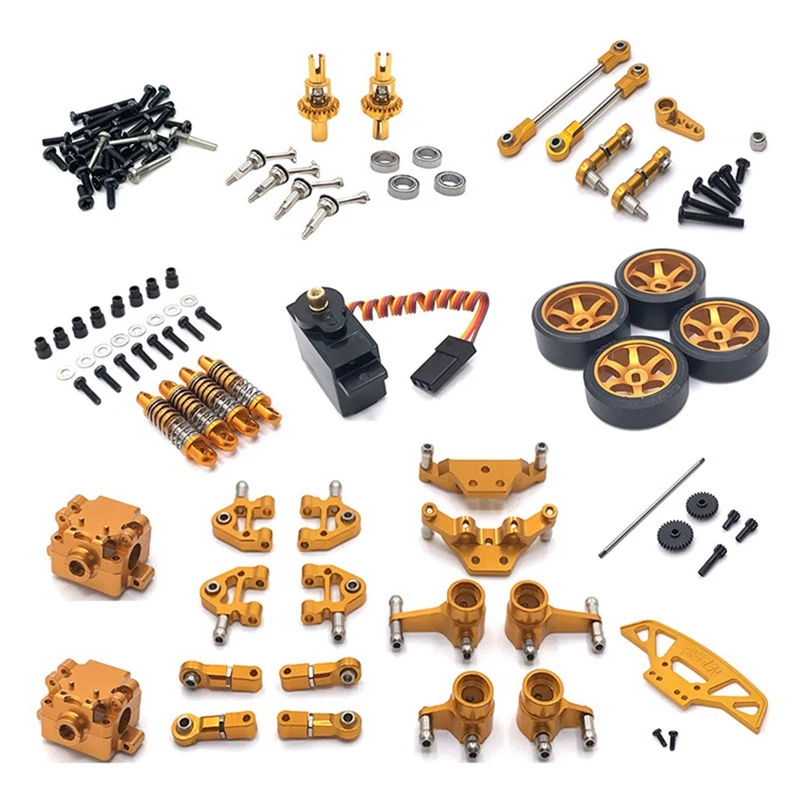 1 Set Metall-Upgrade-Kit Antriebswelle Zugstange Schwenkarm für Wltoys 284131   K969 K989 1/28 RC Autoteile