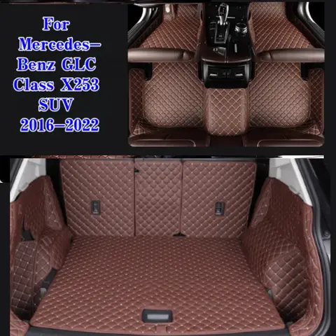 메르세데스-벤츠 GLC 클래스 X253 SUV 2016-2022 2017 2018 2019 2020 2021 차량용 바닥 매트 트렁크 매트 발판 카펫