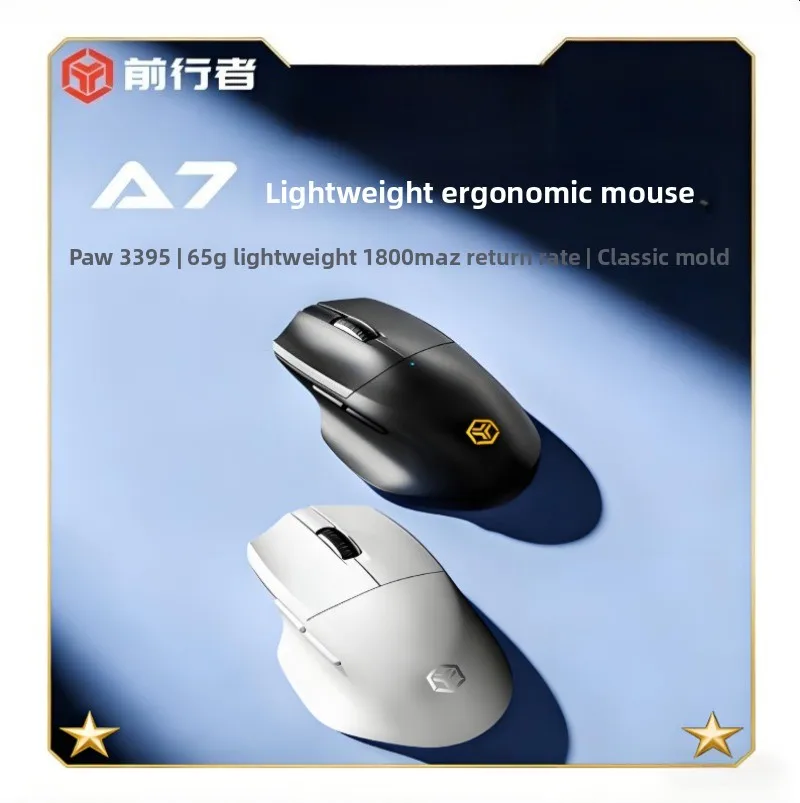 

EAEWDN A7/A7 Pro Wireless Bluetooth Gaming Mouse LightweightPAW3395 800mAh Long Battery Life Ergonimic Mouse for Windows Mac FPS