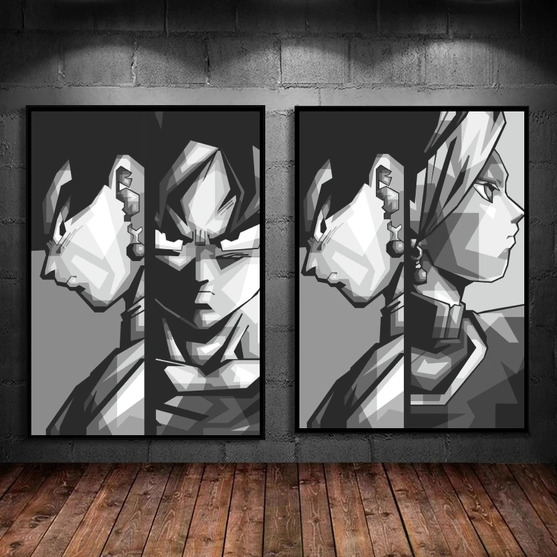 

Classic Anime Dragon Ball Goku Canvas Posters Prints High Definition Images Not Fading Home Bedroom Wall Picture Decorative