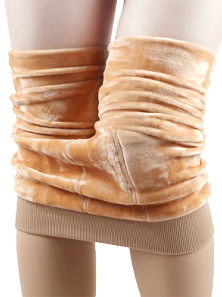 

Women's high elastic knitted pants, thick legs, warm, tight, informal, winter, affordable, 2022