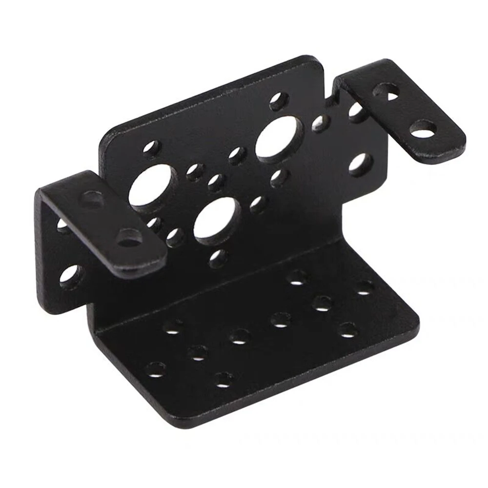 4 Set Staffa Servo Piastra di Montaggio Servo Multiuso per MG995 MG996R Supporto Servo Universale in Alluminio Staffa Sterzo Robot