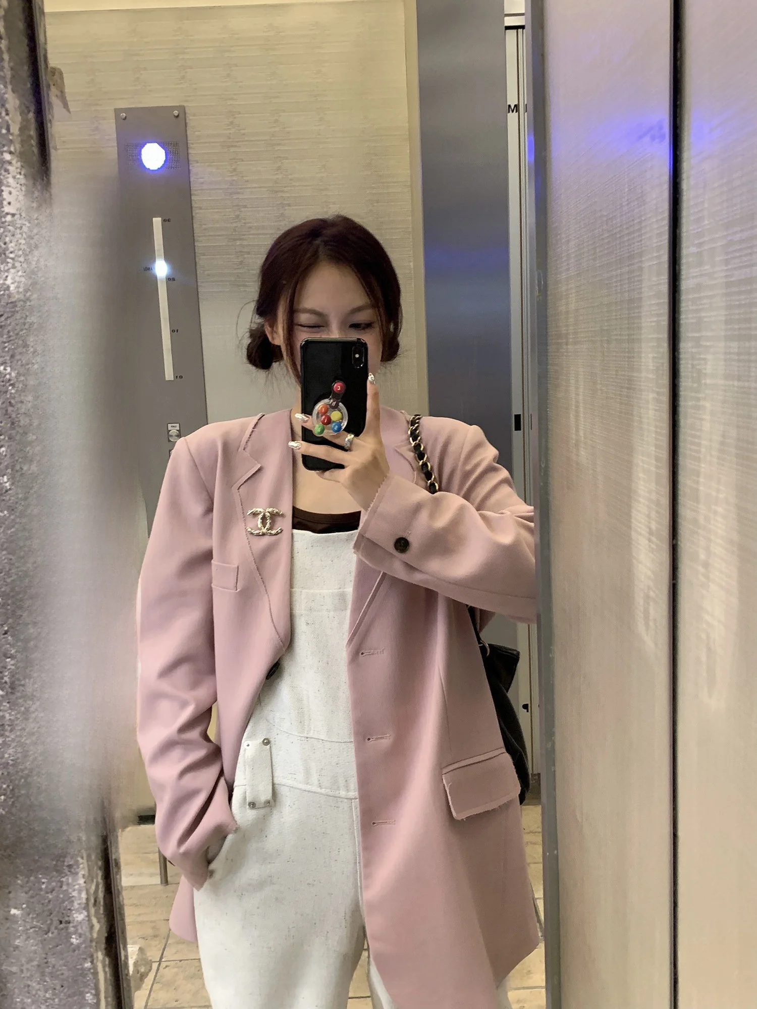 

Deconstructed Patchwork Collar Casual Frayed Suit H-Sle Outerwear Spring 2023 Ladies' Faion Trendy Workwear