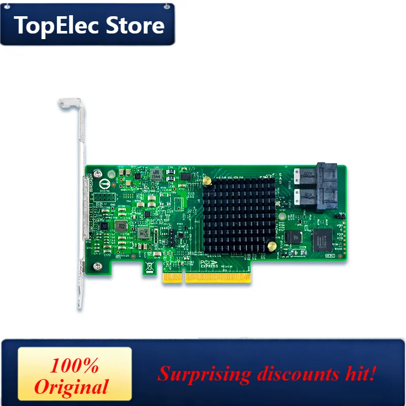 TopElec 3008-8I PCIe3.0 ×8 to Internal 8 ports  12Gb/s SAS/SATA RAID Card SAS3 support RAID 0 and RAID 1, 9311-8I