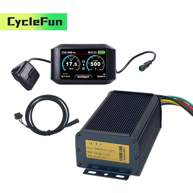

Sabvoton SVMC7245-APT Controller Brushless DC 45A 48V-72V With 750C TFT Display For Hub Motor Electric Scooter Motorcycles Ebike