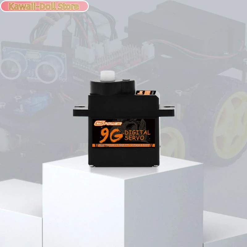 1 Juego de RC avión de ala fija Robot coche barco conducto avión pequeño servomotor 9g engranaje de plástico Servo Digital