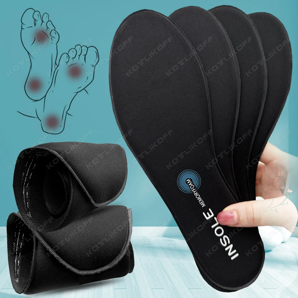 Sport Insoles for Shoes Sole Shock Absorption Deodorant Breathable Cushion Running Insoles Man Women Comfortable Feet Cushion