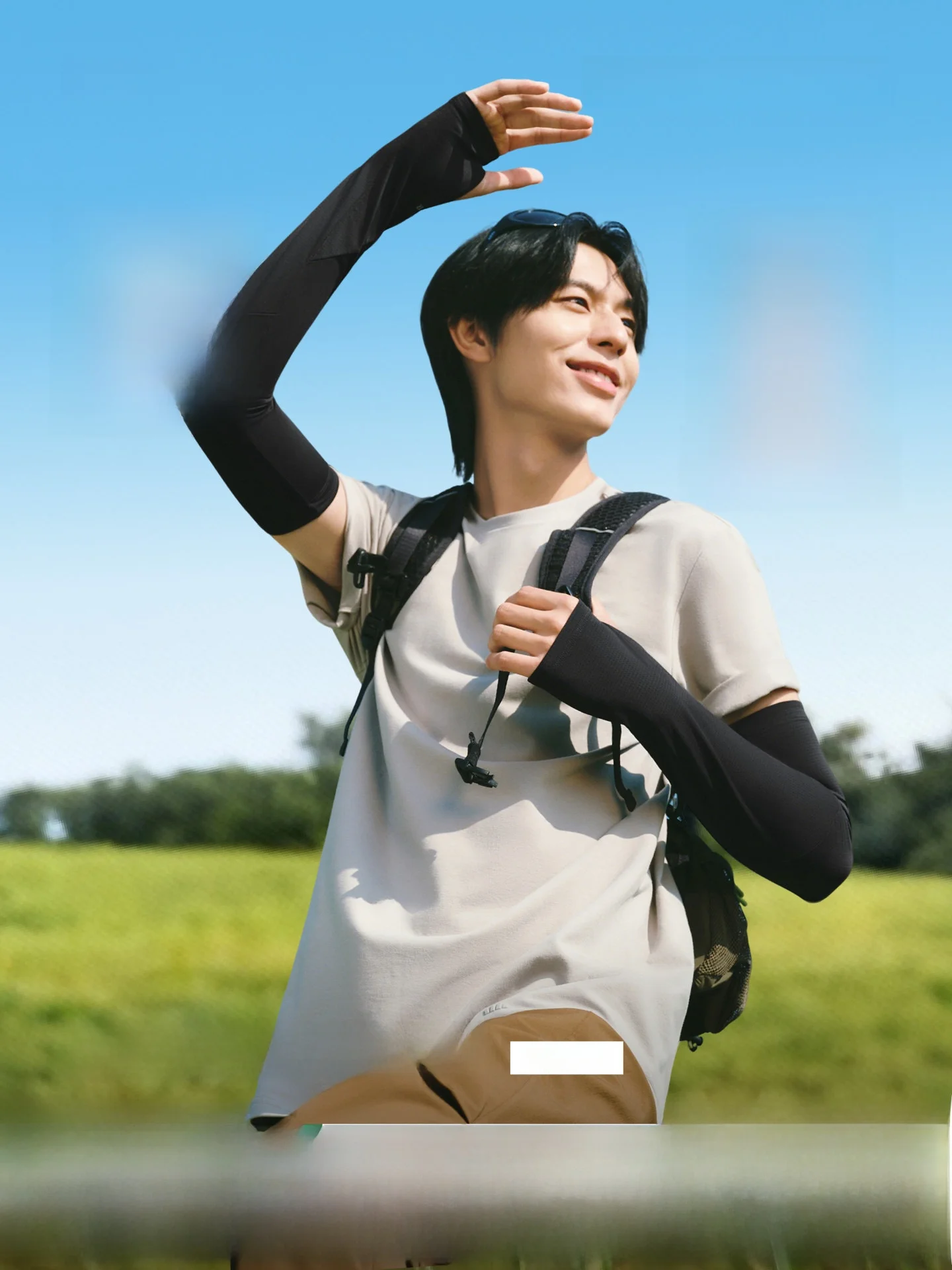 bananain-メンズ通気性日焼け防止スリーブカバー-アーム-uv-保護-速乾性-高弾性-冷感ガードスリーブ