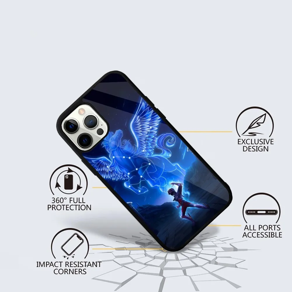 S-Saint S-Seiya Knights Of The Zodiac Phone Case For iPhone 16,15,14,13,12,Plus,Pro,Max Mini Magsafe Magnetic Wireless Charging