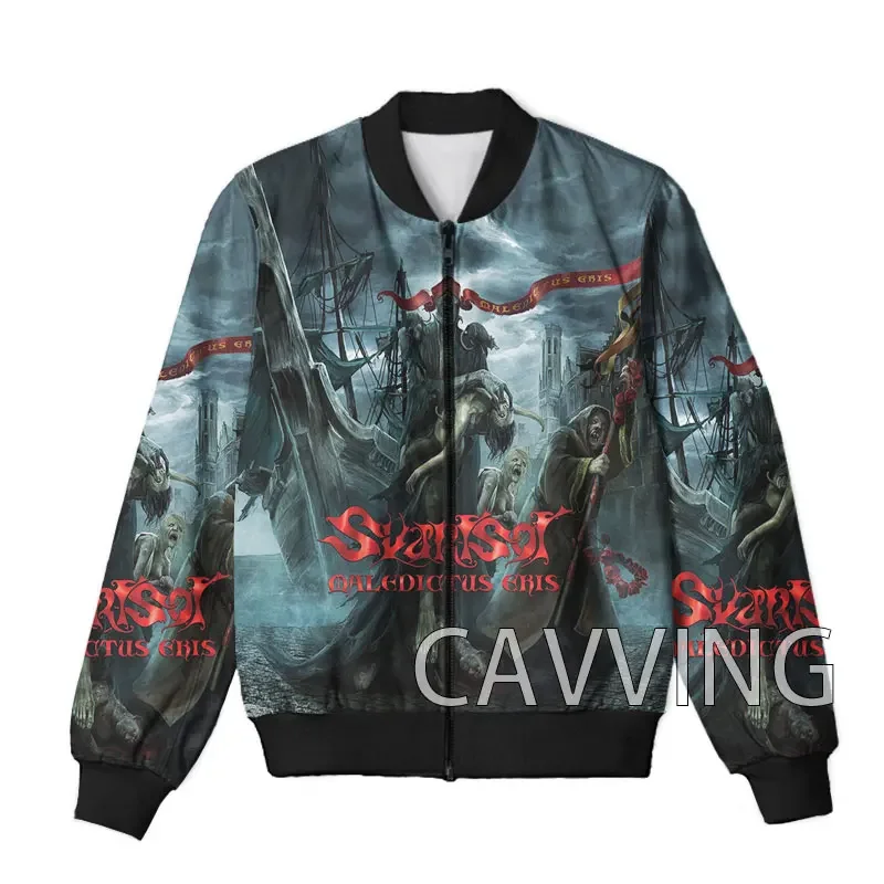 CAVVING 3D Printed  Svartsot Rock Band  Zipper Bomber Jackets Men Overcoat Mens Coat Zip Up Jackets for Women/Men