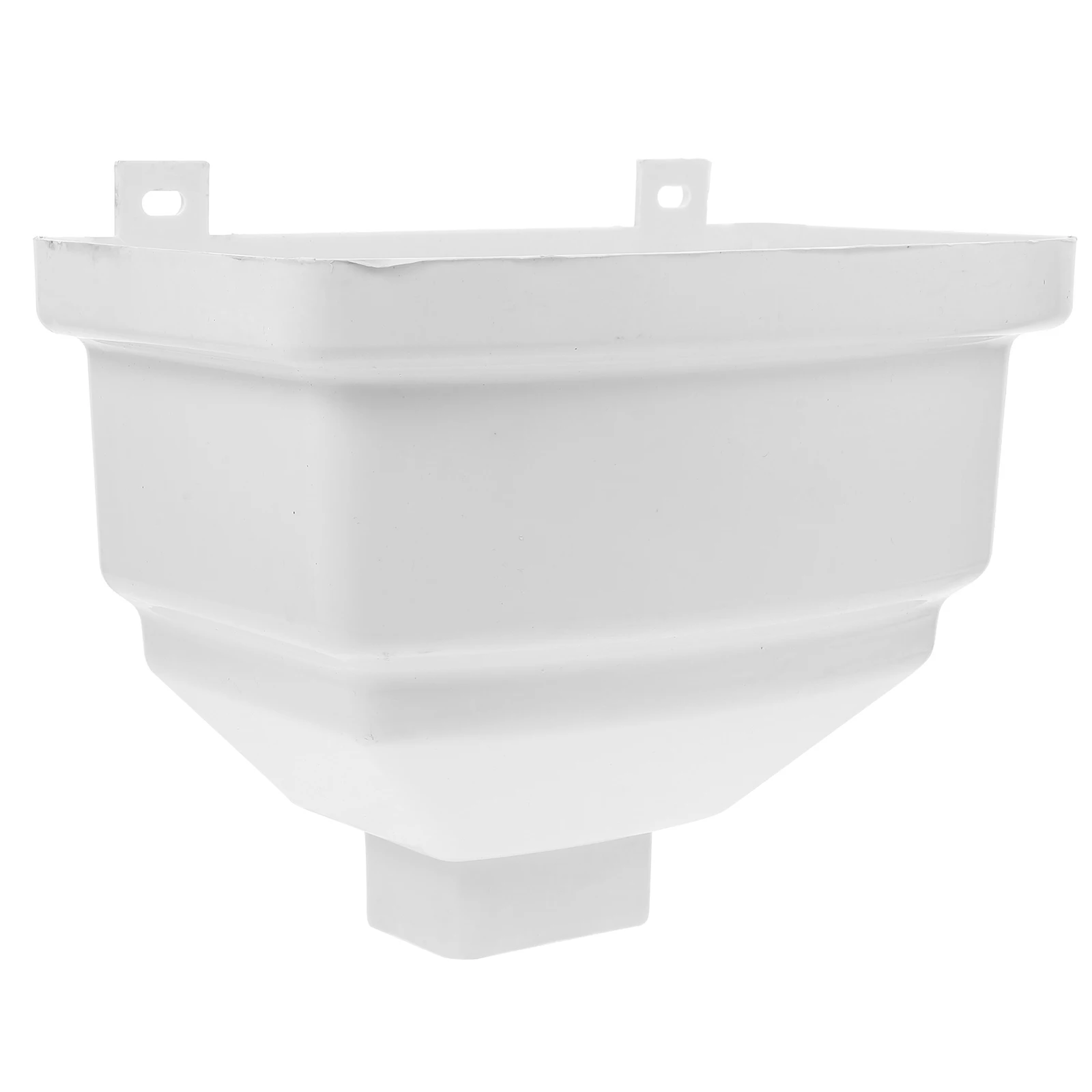 

Square PVC Rainwater Diverter for Villa Roof Gutter System Easy Install Waterproof Downspout Funnel for Rainwater Drainage and