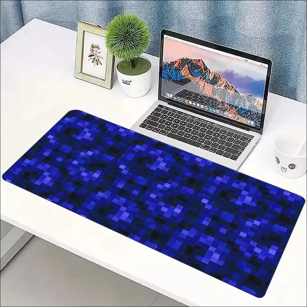 Vibrant Pixel Block Game‑Style Geometric Art Non‑Slip Rubber Mouse Pad For Accurate Mouse Control Gaming Laptop Desktop Work