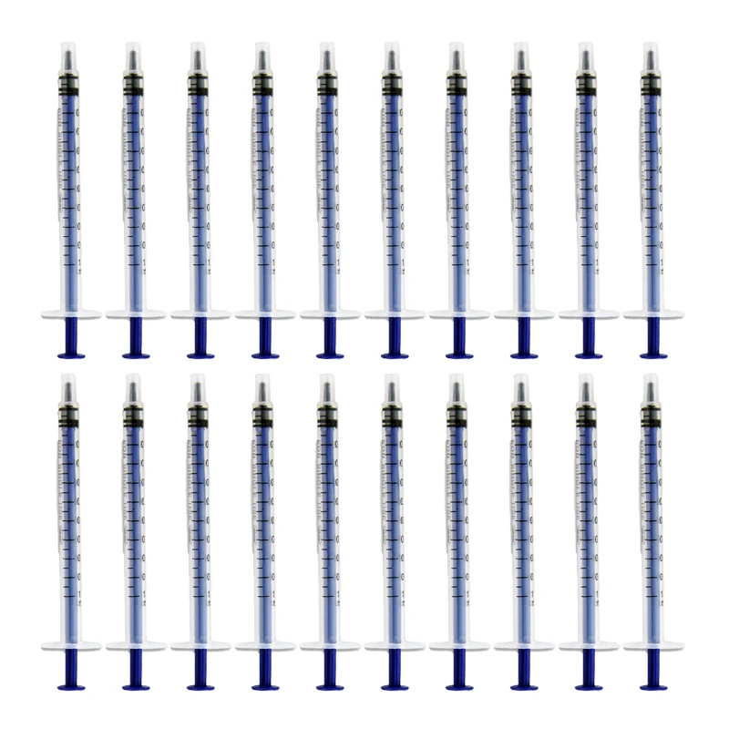 5/10/20/50/100Pcs 1ML Without Needle Plastic Nutrient Sample Measuring Syringe Pet Feeding Kithchen Tool Syringe 1ML With OPP