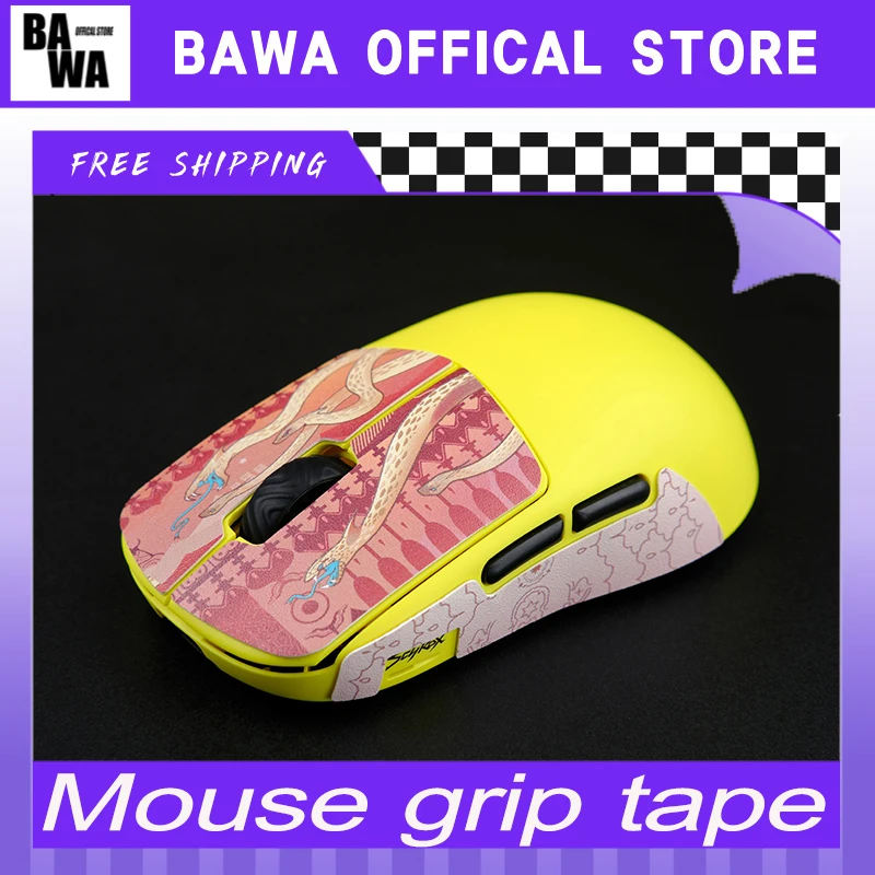 

Customize Mouse Grip Tape Full Coverage for Scyrox V8 Game Mouse Luffy Jolyne Cujo Gengar Skin