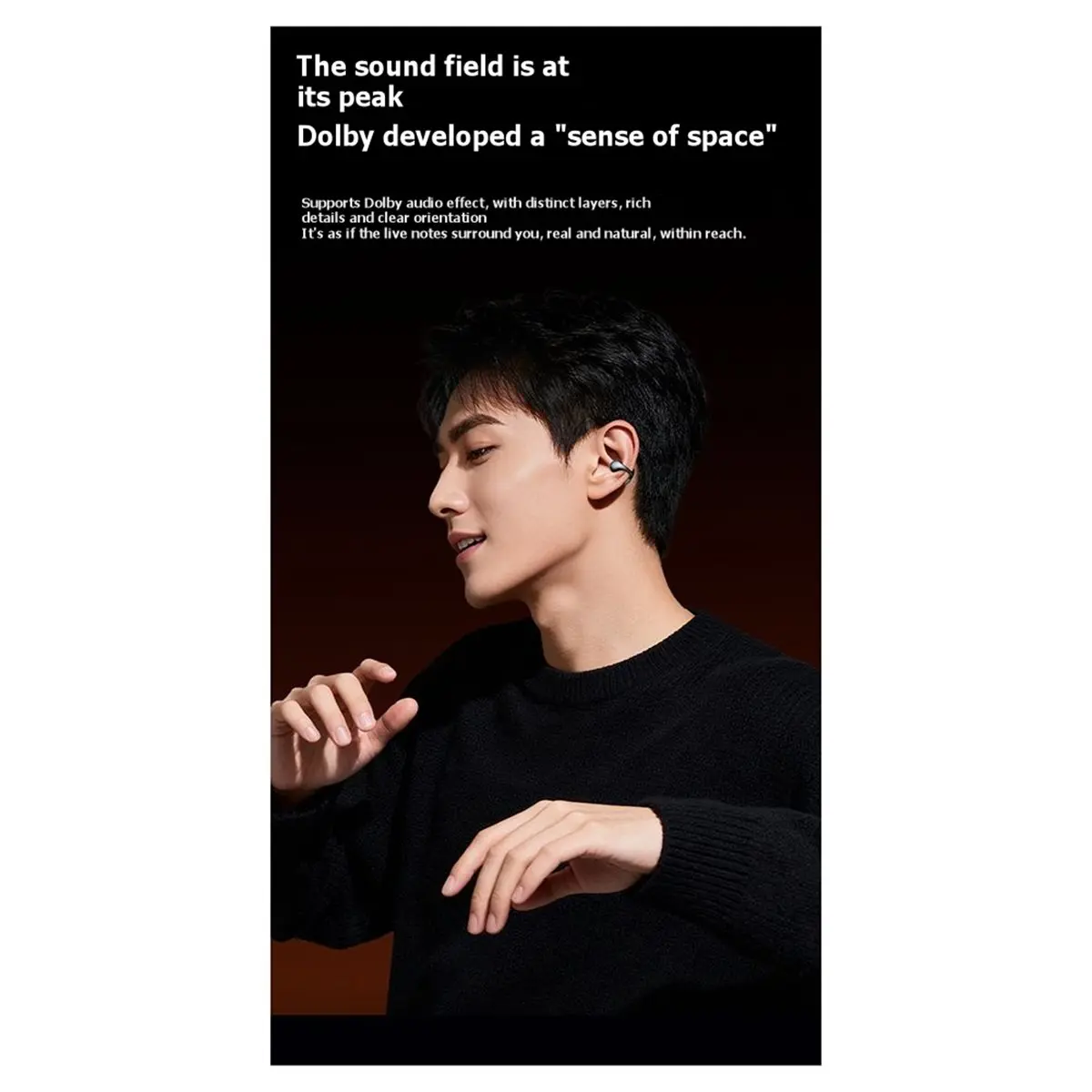 newA10R Clip-on Wireless Bluetooth Translation Earbuds BT 6.0 in-App Translation, Noise Cancellation, Ultra-Long Battery Life