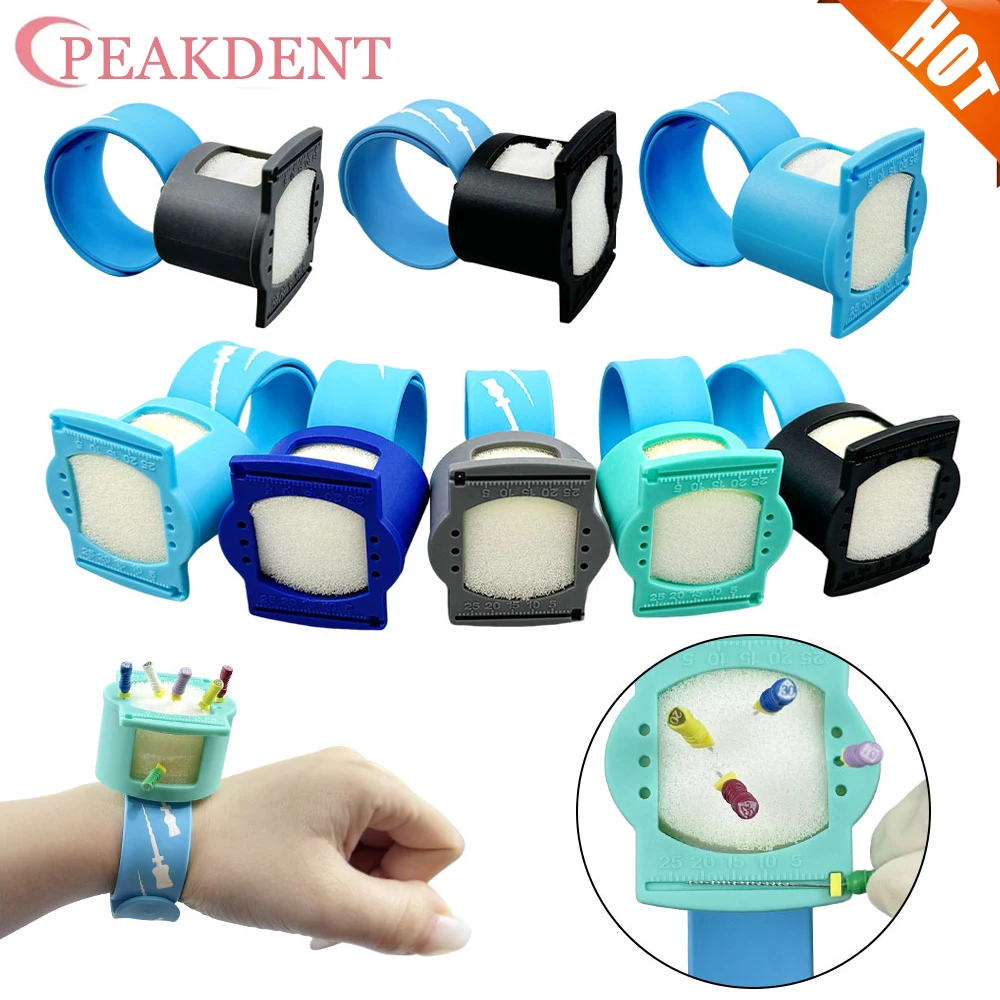 

Dental Endo Root Canal File Watch Wrist Endo Measuring Block Autoclavable Endodontic Files Drill Stand Holder Dentistry Tool