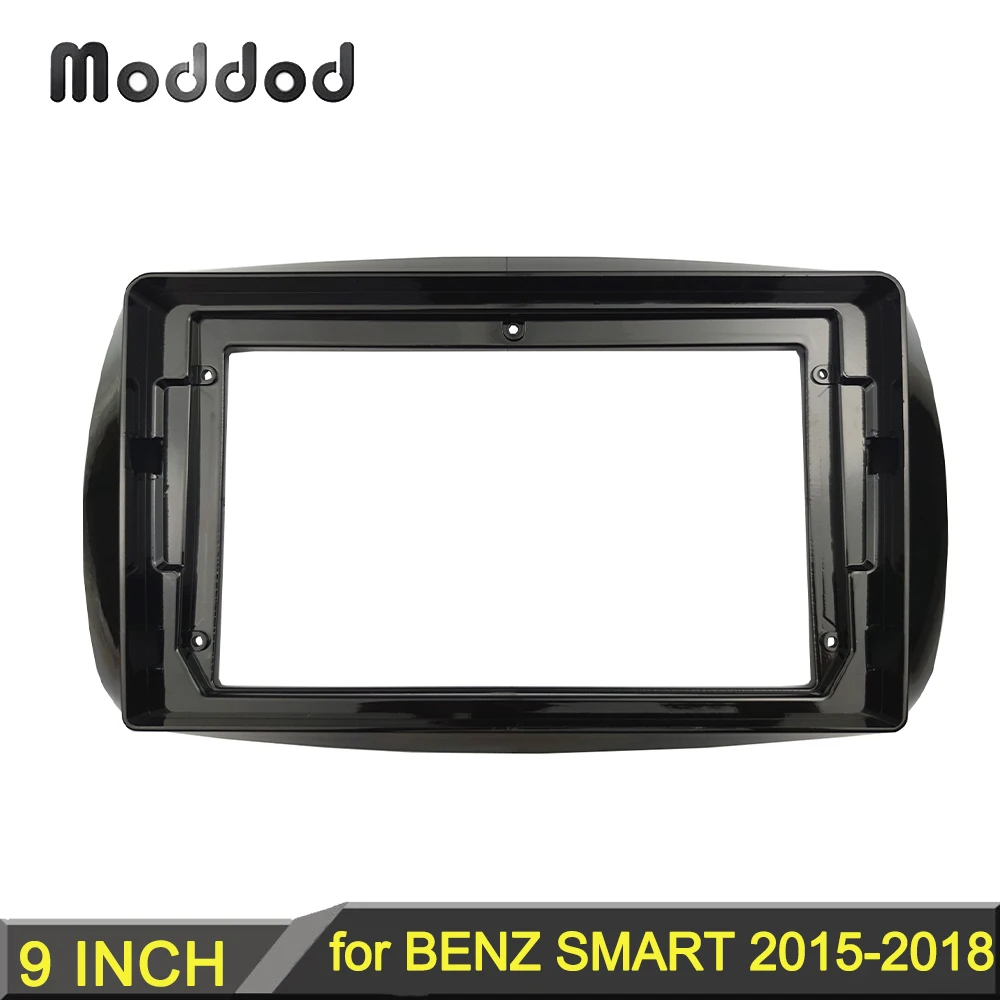 

for BENZ SMART FOR TWO FOUR Double 2 Din Radio Fascia Frame Dash Installation Trim Kit Android Audio Bezel Cover Faceplates