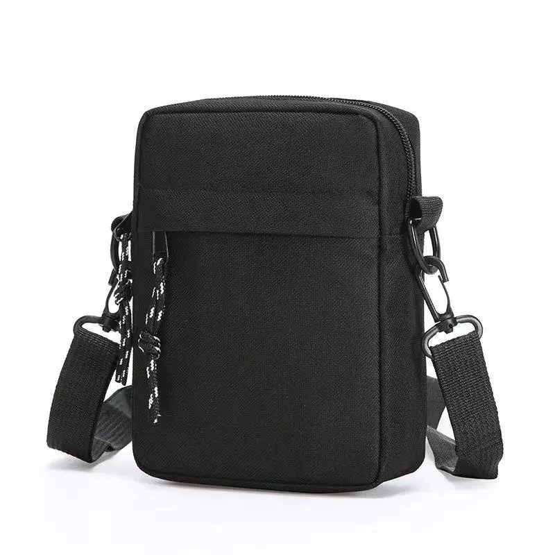 Einfache, lässige Mini-Umhängetasche für Herren, kleine Nylon-Schultertasche für Männer, Oxford-Messenger-Handytasche, Brusttasche für den Ehemann. – Detail 3