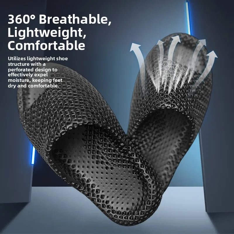 

3D Printed One-Piece Outdoor Sports Faion High-End Slippers Parent-Child oes Qui Dry Anti-Slip Lightweight o Absorp...