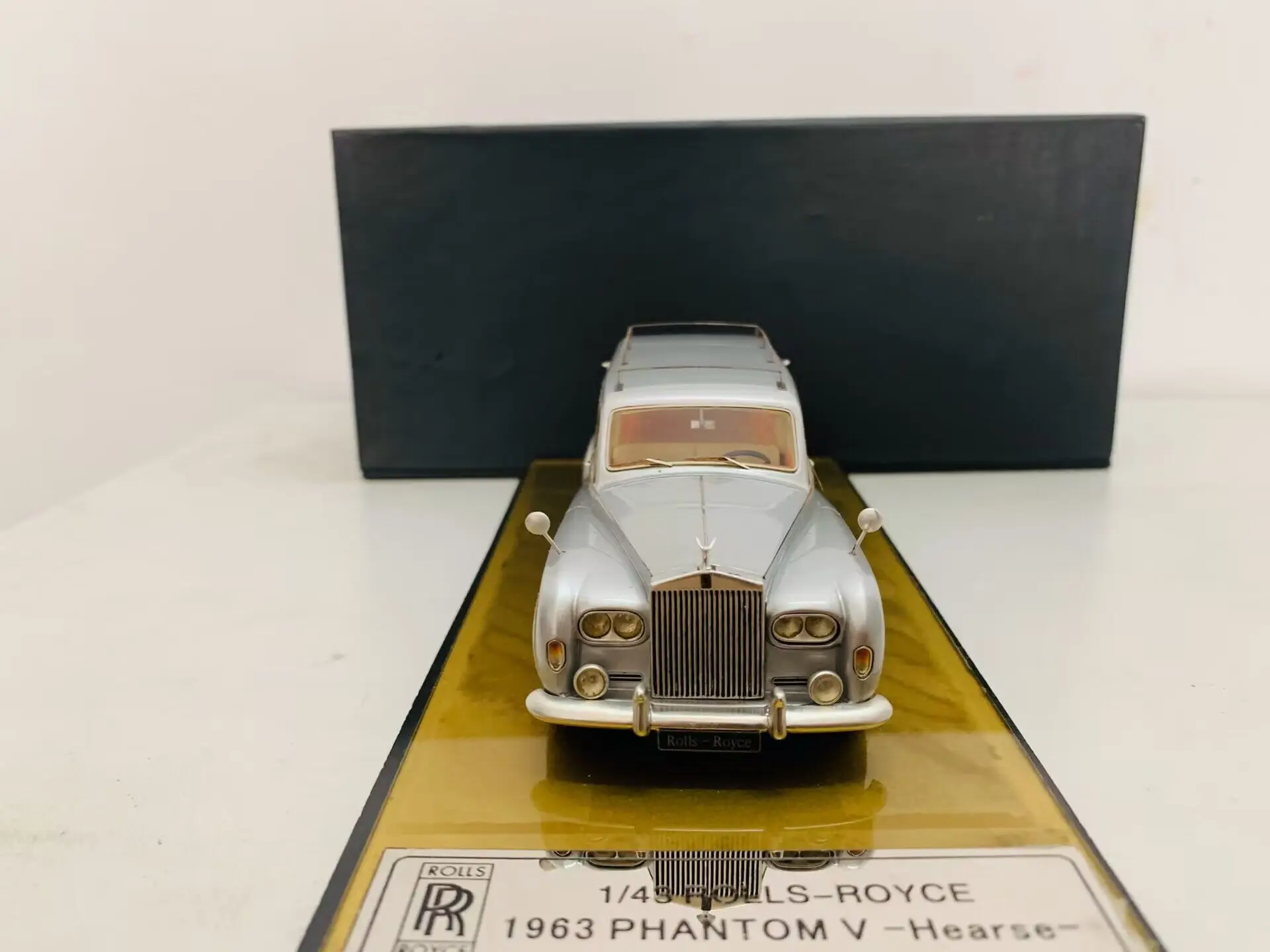 1963 Phantom V Hearse Bestattungswagen Silver 1/43 Scale Resin Model Car