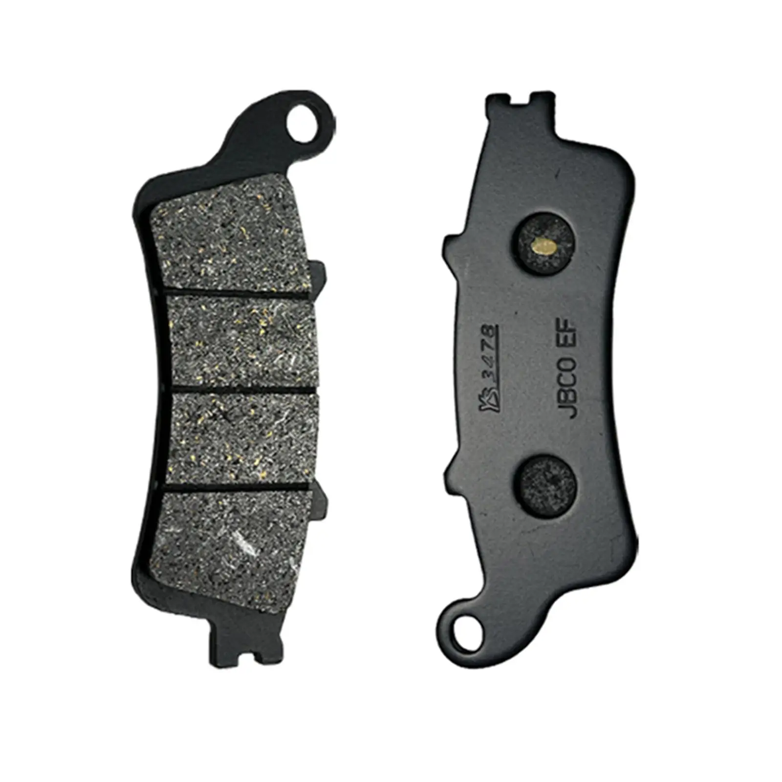 Complete Set Brake Pads Durable Replacement Compact Simple Installation Convenient Compatible Accessories for Kawasaki Kl