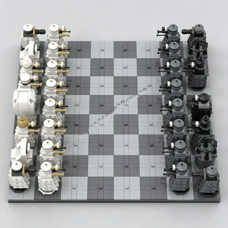 3012PCS Remembrance Chess Set Battle Game Model Custom Puzzle Build Blocks DIY Creative Assembly Strategy Toy Gifts Collection