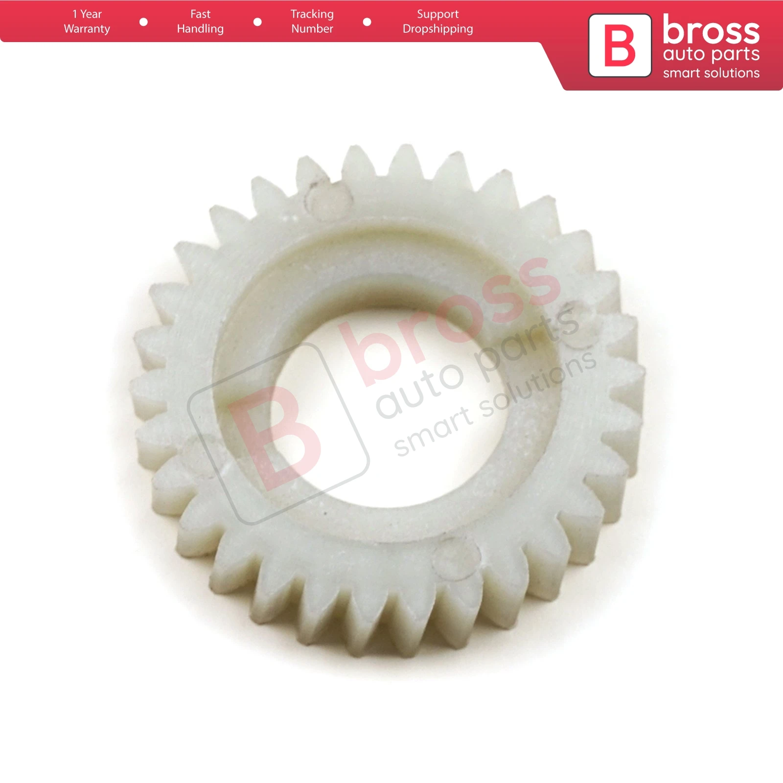 BSR523 Sunroof Motor Repair Gear for Honda Nissan Teeth Number:30; Outside Diameter: 30mm; inner Diameters: 20 mm and 14 mm