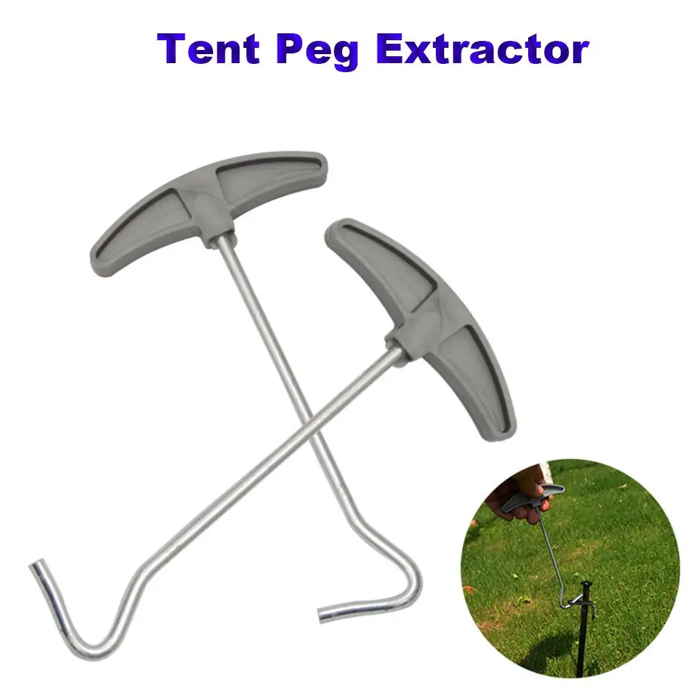 Outdoor Wrecking Tent Accessories Camping Lifter Tent Peg Puller Tent Stakes Extractor Nail Puller Staple Remover