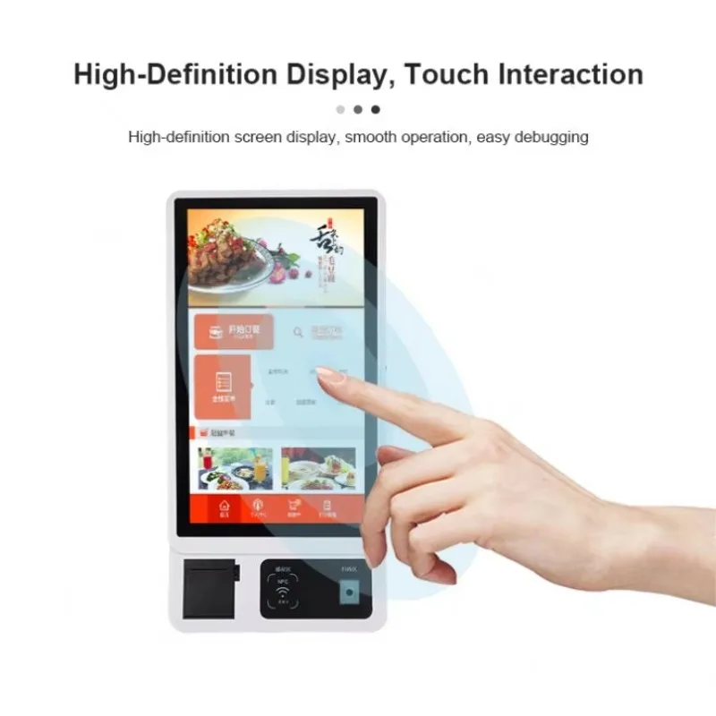 Qr Code Bluetooth 3.0 Wi-Fi Connectivity Terminal Queue Ticket Machine Multi-Platform Self Service Kiosk