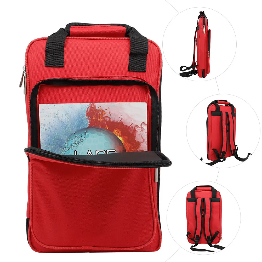 حقيبة عصا الطبل، تخزين واسع لمطارق أفخاذ متعددة، قماش أكسفورد سميك، متين ومقاوم للماء ومحمول