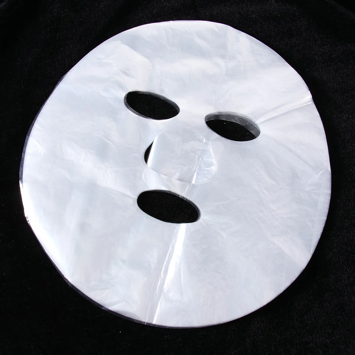 100 قطعة من رقع قناع الوجه للاستعمال مرة واحدة من البولي ايثيلين، أوراق قناع الوجه البلاستيكية، أدوات العناية بالبشرة ذاتية الصنع لسهولة ومريحة