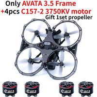 Axisflying C157 3650KV C157-2 3750KVBrushless Motor 4S Lipo for FPV  Quadcopter 3~4inch Cinewhoop Drones AVATA 3.5inch Frame