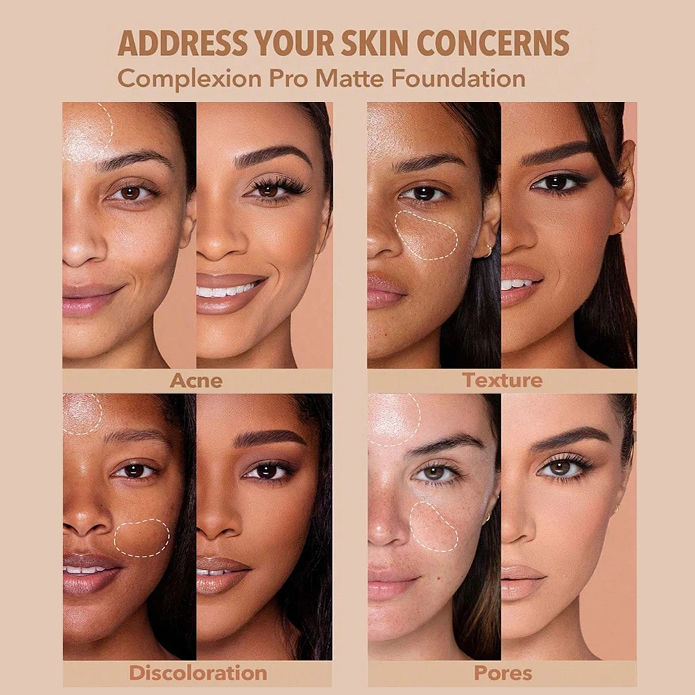 1PC concealer liquid foundation, waterproof and sweat proof, lasting, completely invisible acne marks and dark circles