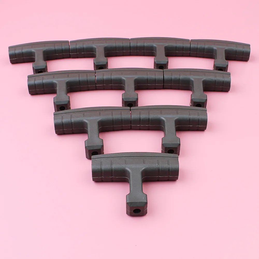 10 pz/lotto Maniglia di Avviamento a Strappo Grip Per Husqvarna 40 42 44 50 51 55 61 66 394 395 55 Rancher Motore Motosega Parte Del Motore