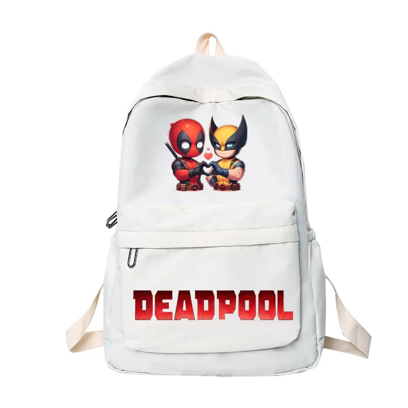 New Deadpool Superhero Youth Backpack Popular Simple Large Capacity School Bag Fashion Multifunctional Cartoon CooL Backpacks