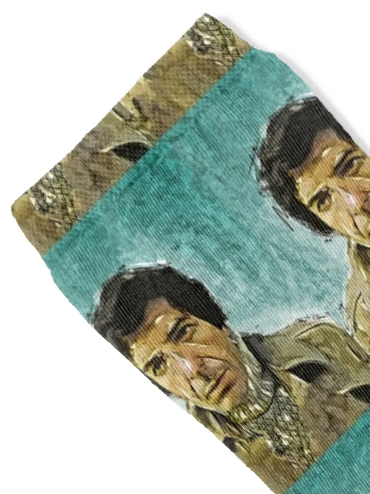 ليونارد كوهين - جوارب بتصميم فني لأسطورة الموسيقى للأطفال، جوارب ثلجية جديدة للنساء والرجال #2