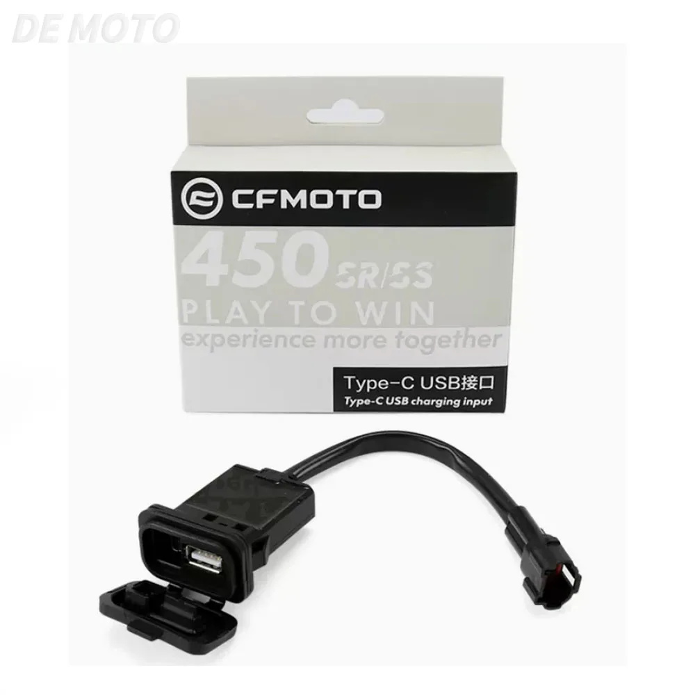 Motorfiets Cfmoto Gemodificeerde Usb Converter Mobiele Telefoon Opladen Typec Adapter Voor Cf Moto 450naar Sr 400-6 Cf450sr Cf40