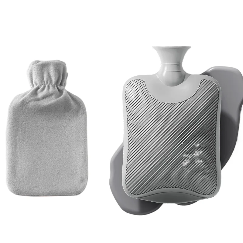 

*Hot water bag filled with water to warm the belly, cute plush female student hand warmer, thickened and leak-proof