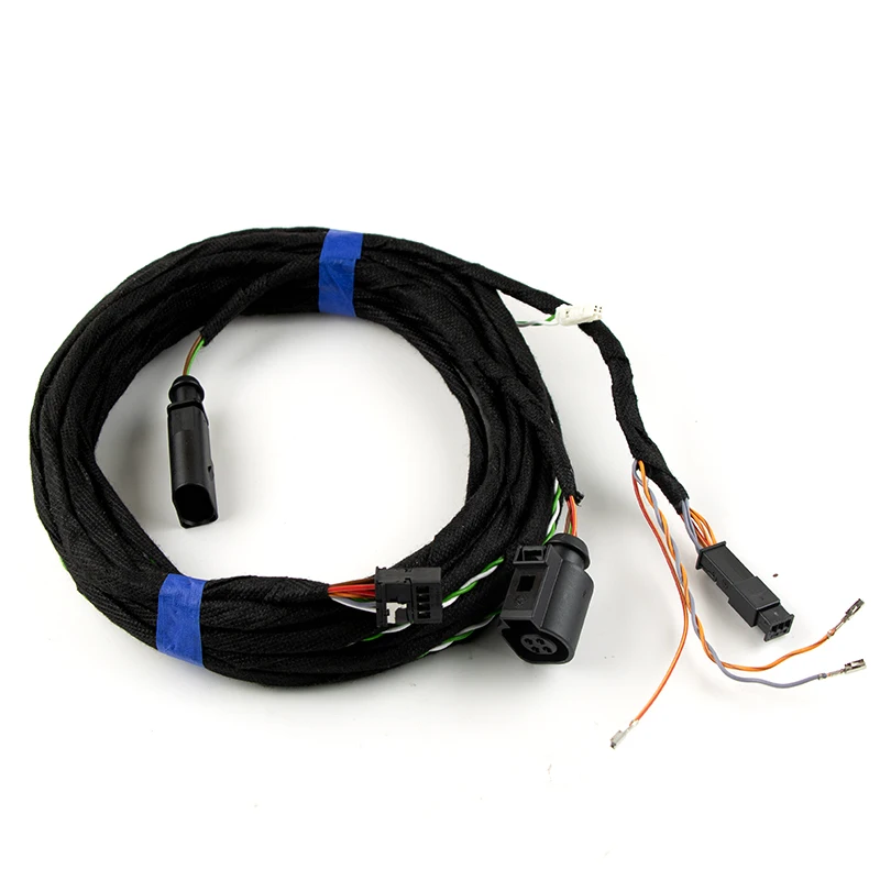 Car Rear View Flip logo Camera Cable Wire Harness For VW ID3 High Line Dynamic Tracking Emblem Parking Camera Wiring 10D827469A
