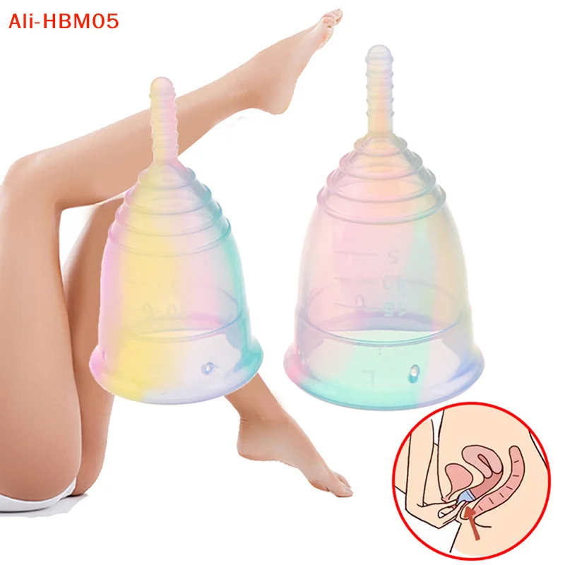 (HB05)Feminine Hygiene Products Menstrual Cup Women Menstruation Silicone Copa Menstrual Cup Menstrual Reusable Copa Menstrual