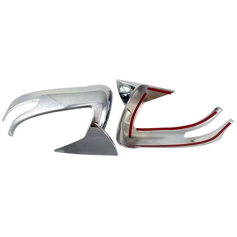 

Side Door Mirror Cover Trim Paste Style For Toyota Land Cruiser LC300 FJ300 2021 2022 2023 2024 Rearview Car Accessories Chrome