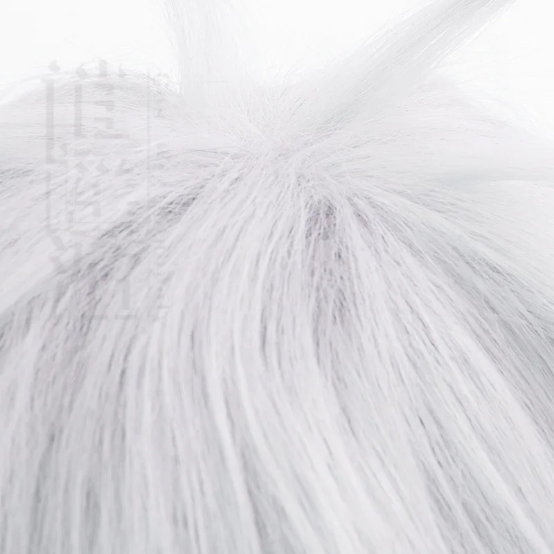 Hochwertige eva nagisa kaworu cosplay perücke 30cm silbergrau hitze beständiges synthetisches haar halloween party anime cos perücken perücken kappe