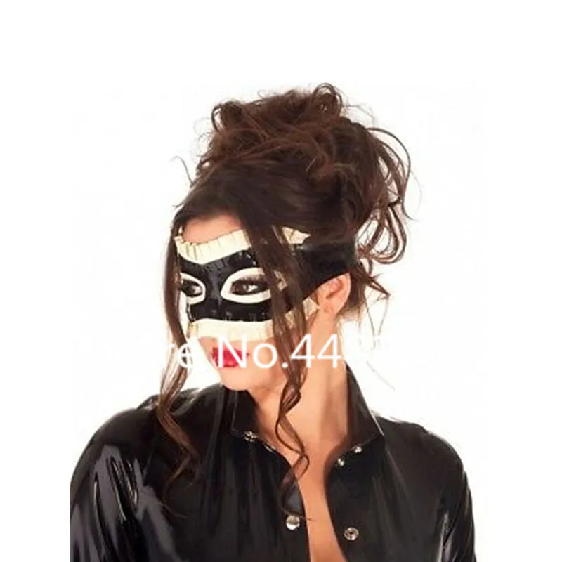 

Latex Mask Rubber Sexy Eye Masks Party Wear Rubber Unisex Cosplay Costumes Night Club Custom Made