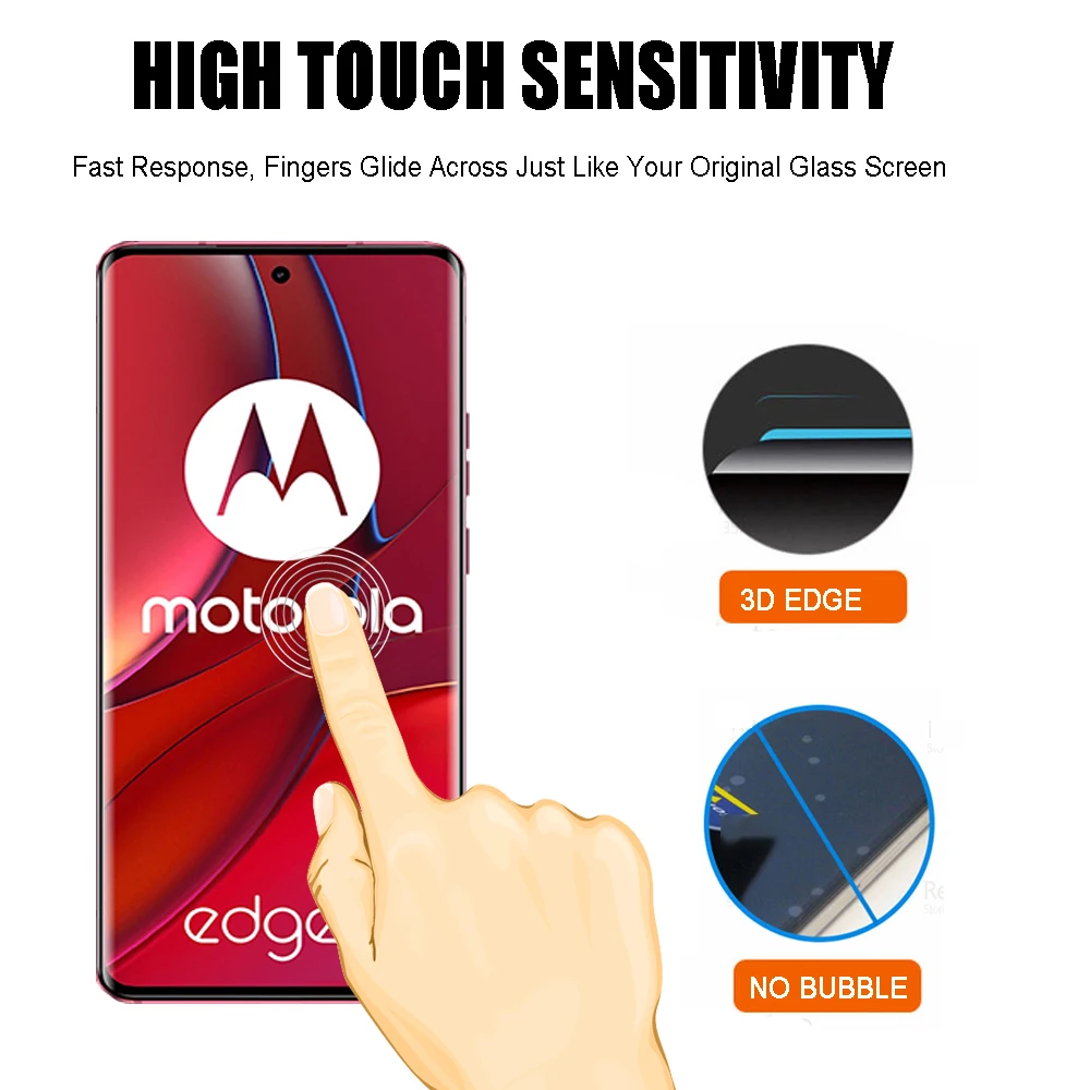 Screen Protector For Motorola Moto Edge 40 Protective Films Tempered Glass Moto Edge 40 Pro/Edge 30/Edge 30 Ultra/Edge 30 Fusion