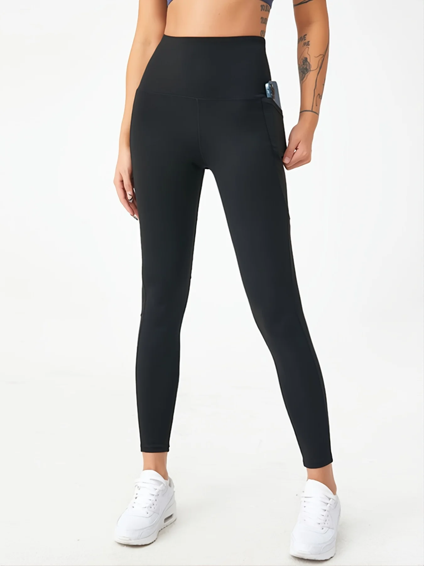 Calça de cintura alta para mulheres, Roupa de secagem rápida, Levantando o quadril apertado, Esportes profissionais, Corrida, Yoga